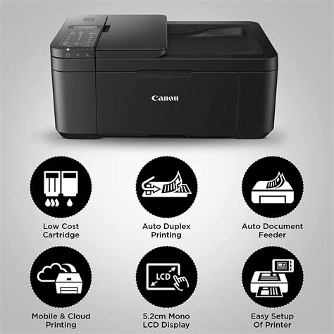 Buy Canon Pixma E Wireless Color All In One Printer Automatic