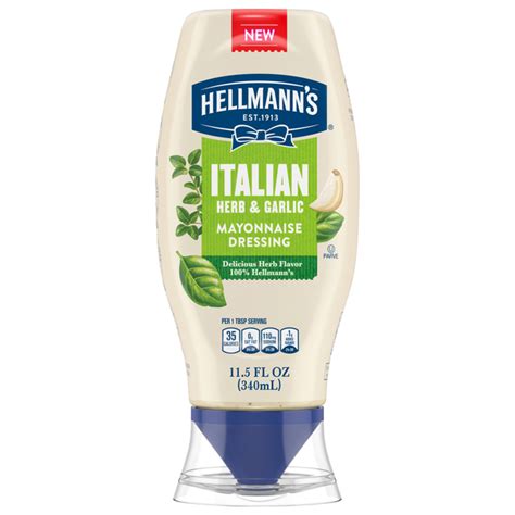 Save On Hellmann S Italian Herb Garlic Mayonnaise Dressing Order