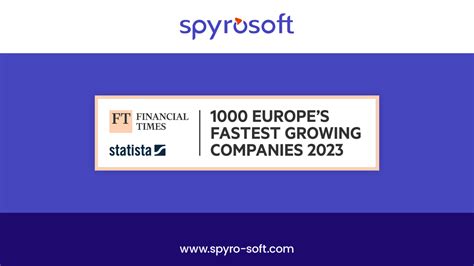 Spyrosoft On Twitter Spyrosoft Is Listed In The Ft1000 Europes