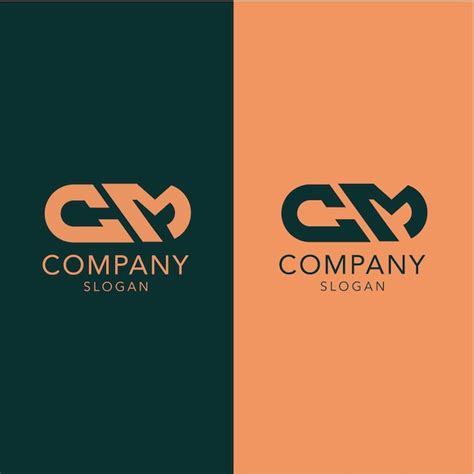 Premium Vector Modern Monogram Initial Letter Cm Logo Design Template