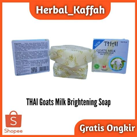 Jual Thai Goats Milk Brightenig Soap Original Sabun Ekstrak Susu