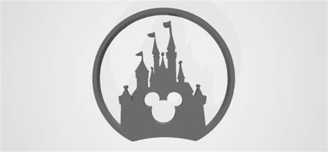 Cinderella Castle Mickey Ear 3d Stl File 3d Printable Etsy