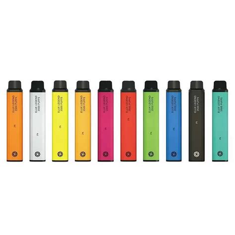 A Elux Legend 3500 Puffs Bar Disposable Vape Kit Cigarette 1500mah