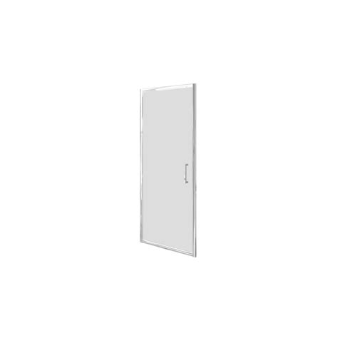 900mm Chrome Hinged Shower Door 6mm Glass Carina Better Bathrooms