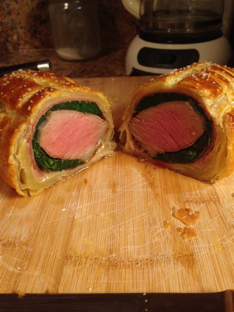 Last weeks Spinach Beef Wellington : tonightsdinner