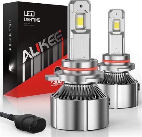 Aukee 9012 Bulb HIR2 LED 50W 6000K 10000 Lumens Extremely Bright Cool