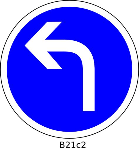 Left Turn Only Clip Art At Vector Clip Art Online Royalty