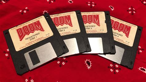 Doom V Id Software Pc Vintage Floppy Disks Etsy