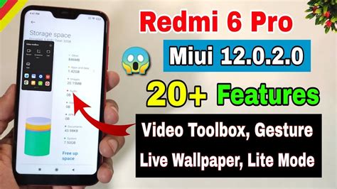 Redmi 6 Pro Miui 12 0 2 0 New Stable Update 20 New Features Redmi 6