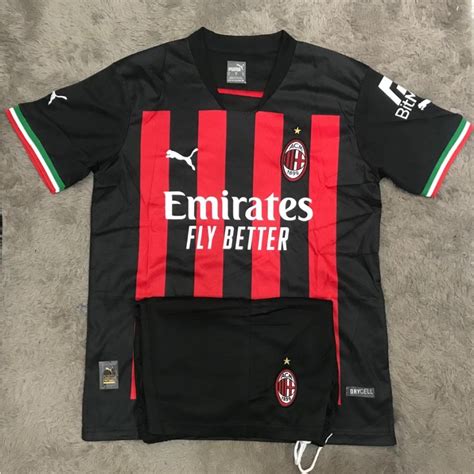 Jual JERSEY BOLA AC MILAN HOME 2022 2023 GRADE ORI IMPORT Shopee