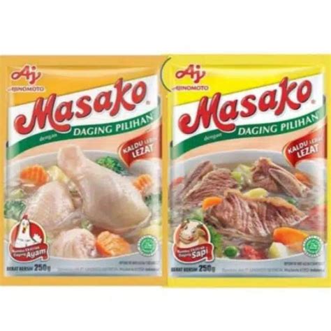 Jual Masako Sapi Ayam 250gr Bumbu Penyedap Rasa Ajinomoto Sachet 250