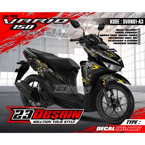 Jual Decal Sticker Honda Vario Fullbody Dekal All New