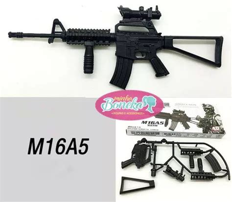 Arma Militar Rifle M A Pra Boneco Falcon Hot Toys Parcelamento Sem Juros