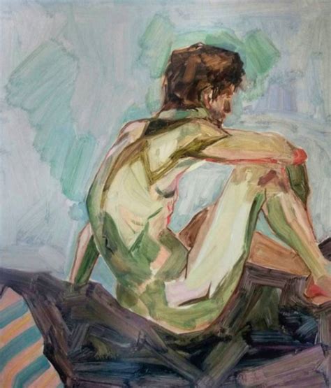 Sitting Nude Painting By Tamar Chechelashvili Saatchi Art