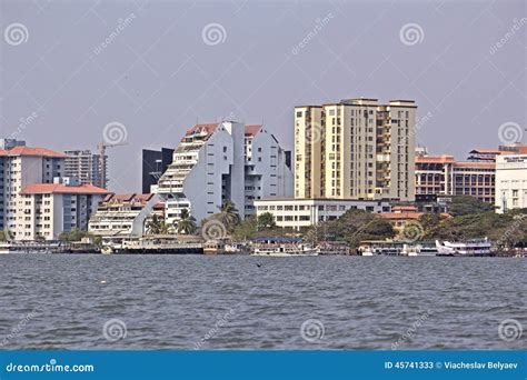 Ernakulam stock image. Image of india, embankment, kochin - 45741333