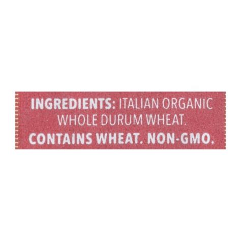 Delallo Organic Whole Wheat Pasta 8 Ct 16 Oz Kroger
