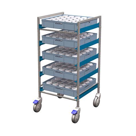 Basket Trolley High For 46x46 Cm Baskets — Diskomat Modern