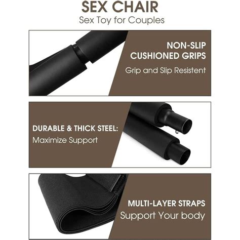 Erotica Multifunction Sex Position Enhancer Chair Novelty Toy With Handrail For Couples