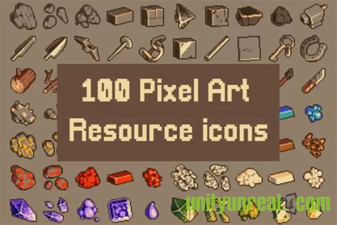 Resource RPG Icons 32×32 Pixel Art » 2D / 3D Assets for Game Development