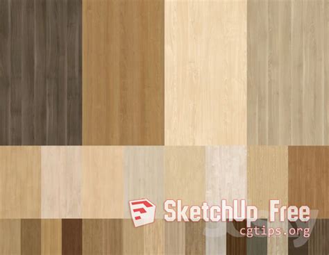 1072 Wood Textures Sketchup Model Free Download