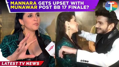 Munawar Faruqui Hugs Mannara Chopra As She Gets Upset With Him After