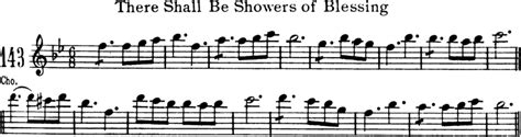 There Shall Be Showers of Blessing | Free Violin Sheet Music