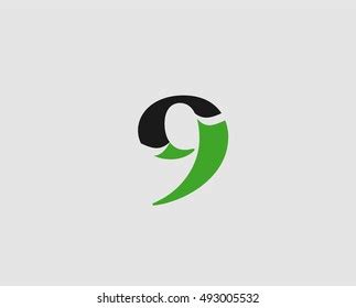 Number 9 Logo Vector Logotype Design Stock Vector (Royalty Free ...