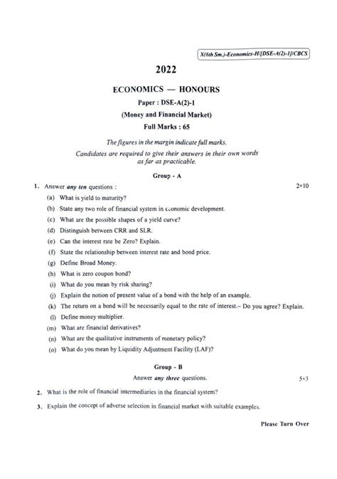 File Cu 2022 B A B Sc Honours Economics Semester 6 Paper Dse A 2 1