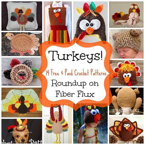 Fiber Flux Turkeys 14 Free And Paid Crochet Patterns