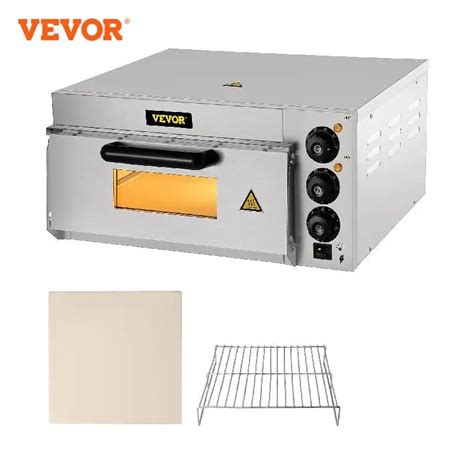 Vevor Horno El Ctrico Para Pizza De Pulgadas Horno Comercial De Una