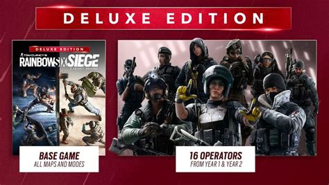 Everything You Can Get With The Rainbow Six Siege Deluxe Edition