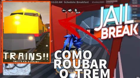 Como Roubar O Trem No Jailbreak Roblox Youtube