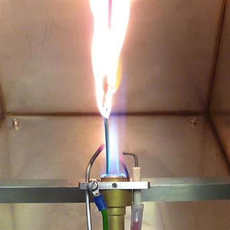 Flame Propagation Test For A Single Insulated Cable Fire Testing