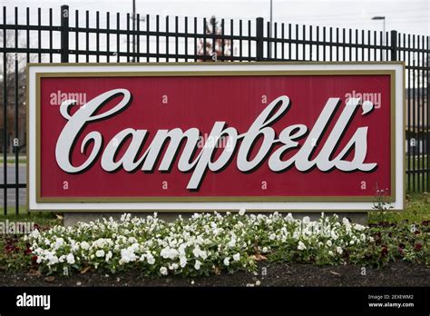 A Logo Sign Outside Of The Headquarters Of The Campbell Soup Company