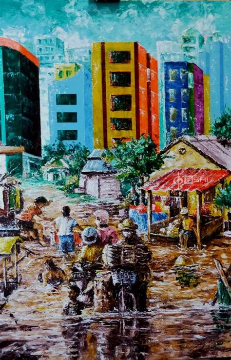 lukisan dua sisi karya pelukis igas  gbsri