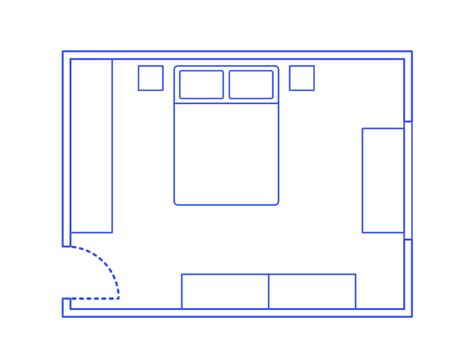 Bedroom Layouts Dimensions & Drawings | Dimensions.com