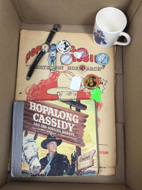 Lot Vintage Hop Along Cassidy Memorabilia