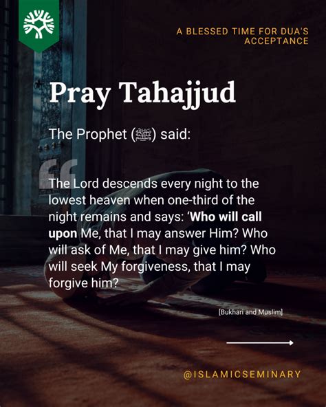 Tip# 20: Pray Tahajjud – The Islamic Seminary of America