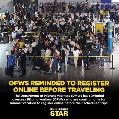 The Philippine Star On Twitter The Department Of Migrant Workers Issued The Reminder With The