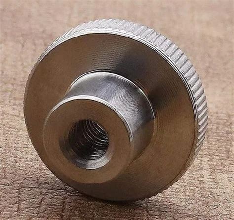 Polished Stainless Steel High Type Knurled Thumb Nuts Grade Size