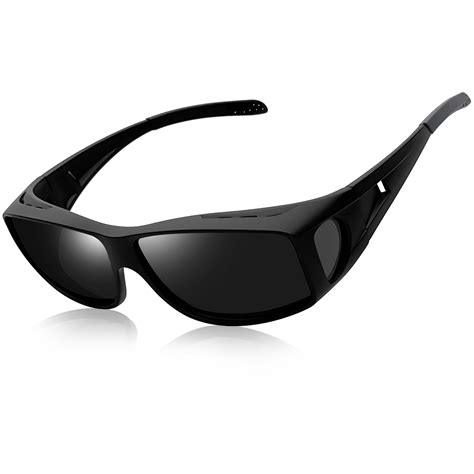 Joopin Fit Over Wrap Sunglasses Polarized Lens Wear Over Eyeglasses 100 Uv Protection For Men