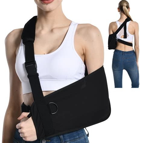 Fotgok Breathable Arm Sling With Waist Belt For Shoulder Men Women Shoulder