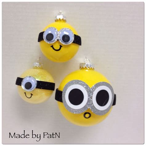 Diy Minion Christmas Ornaments Minion Christmas Minion Ornaments Diy Minions