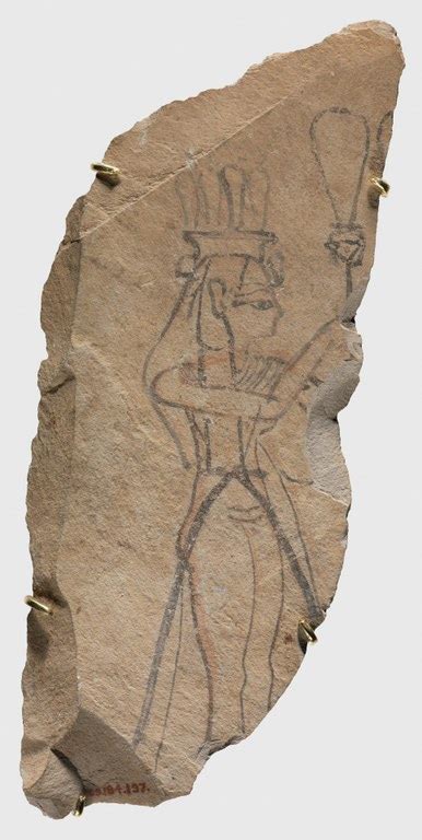 Ostracon Sistrum Ancient Egypt Art Ancient Egyptian Art Egypt Art