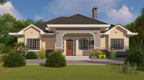 Modern 2 Bedroom House Plans In Kenya Simple 3 Bedroom House Plans In
