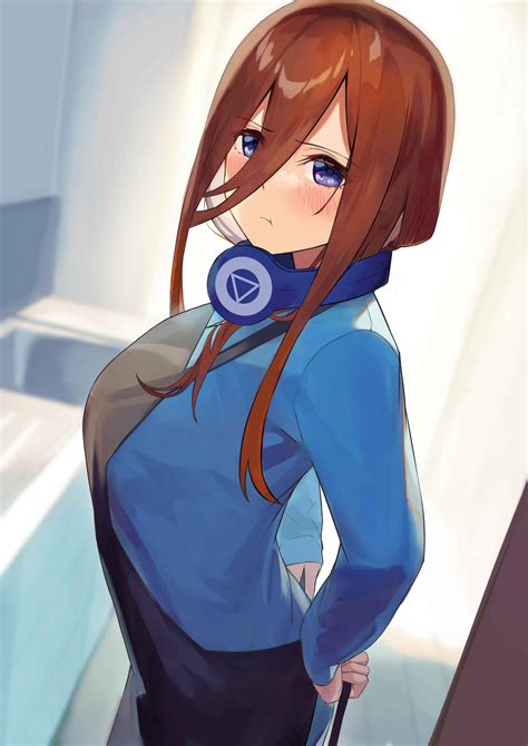 Papel De Parede Meninas Anime Anime Nakano Miku 5 Toubun No Hanayome Fones De Ouvido