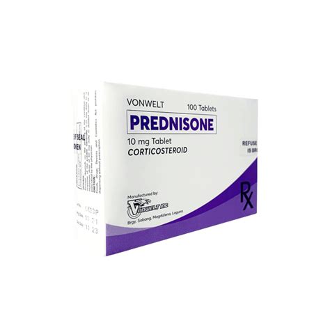 Vonwelt Prednisone 10mg Tablet 1s Price In The Philippines Medsgo