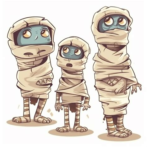 Premium AI Image | A drawing of three alien characters.