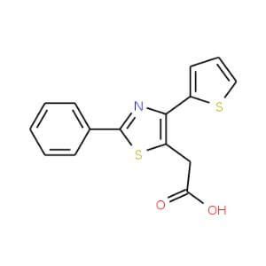 2 Phenyl 4 Thiophen 2 Yl Thiazol 5 Yl Acetic Acid CAS 23821 62 7