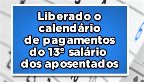 Calend Rio De Pagamento Do Sal Rio Dos Aposentados